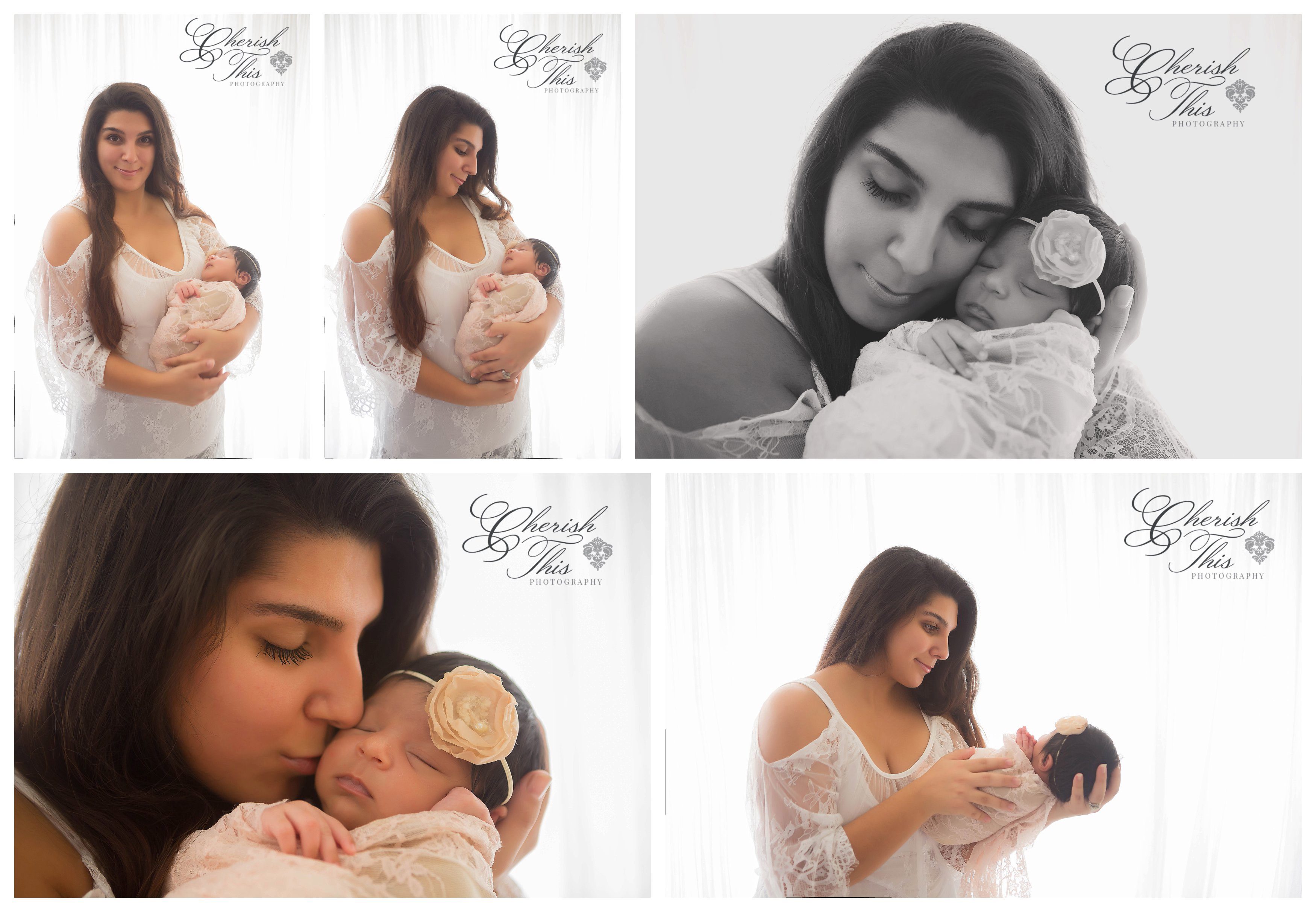 Houston Tx Newborn baby mommy snuggles photo