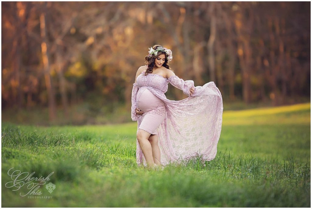 Houston Outdoor Maternity Portrait Photography