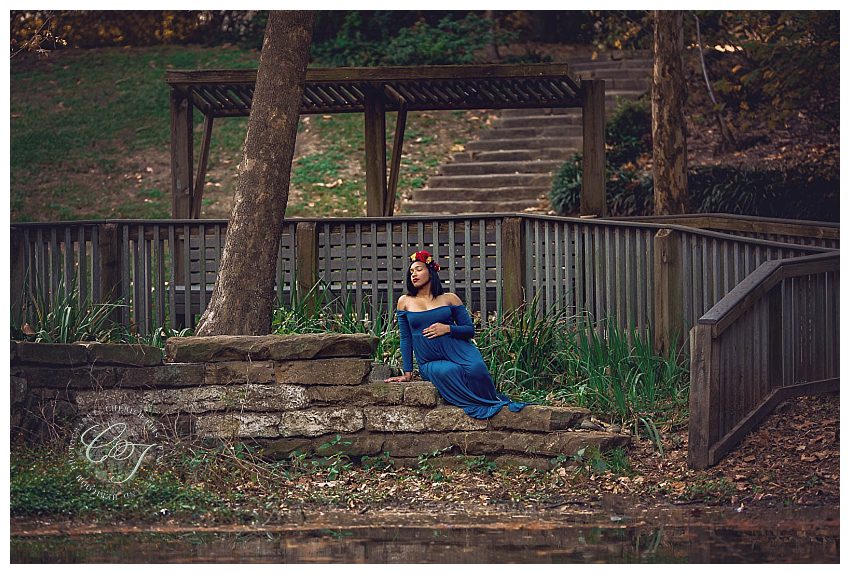 Downtown Houston Couture Maternity Photographer