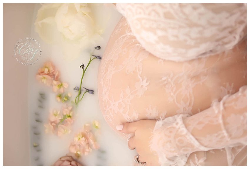 Houston Maternity Milk Bath Photographer