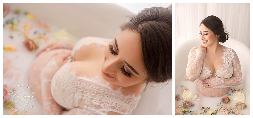 Houston Maternity Milk Bath Photographer