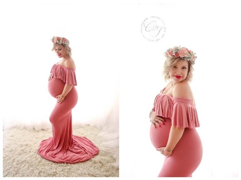 Houston Luxury Studio Maternity Photographer