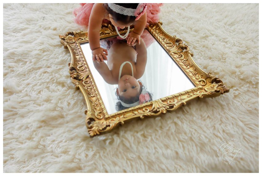 Shabby Chic Cake Smash Photographer in Houston