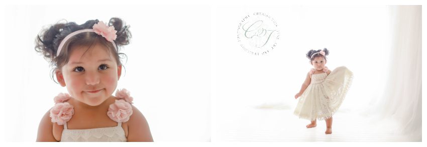 Shabby Chic Cake Smash Photographer in Houston